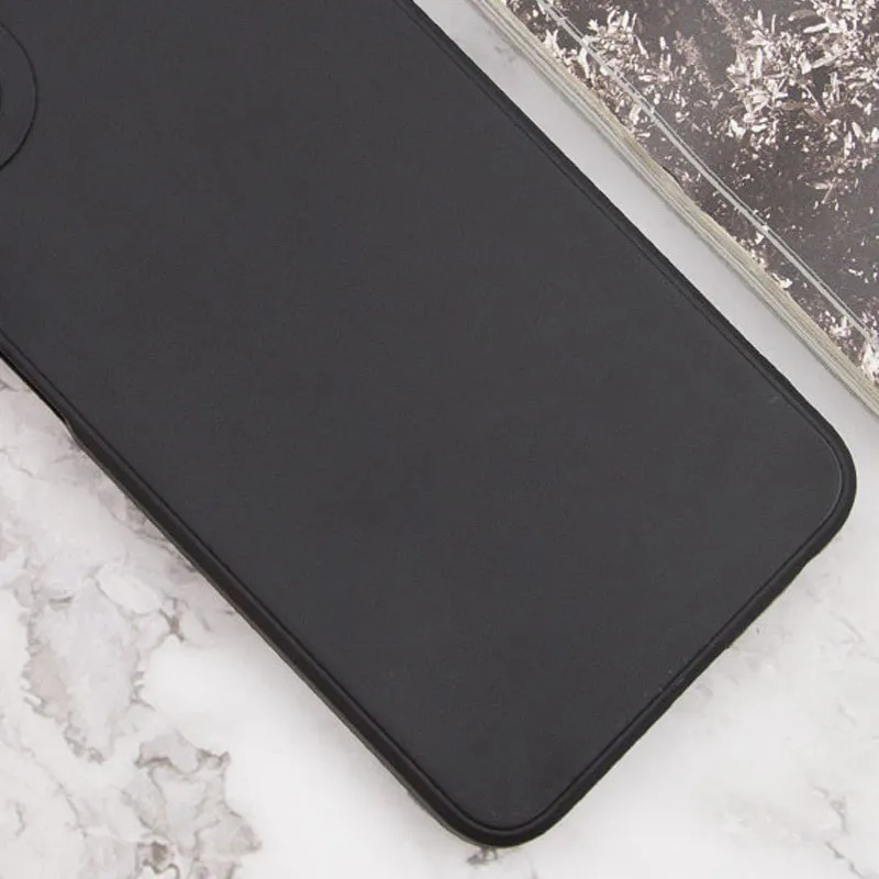 Цветной силиконовый чехол с защитой камеры для Xiaomi Redmi Note 15 Pro 4G – Черный / Black. Фото 3 из 4