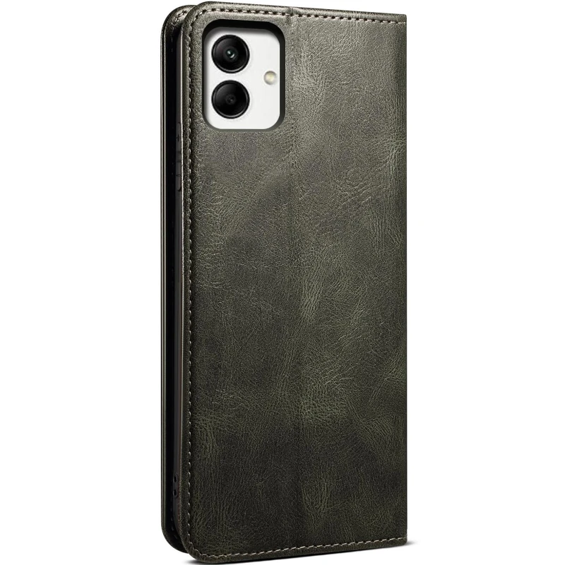 Шкіряний чохол-книжка Urban Leather series для Samsung Galaxy A07 – Green. Фото 2 з 4