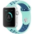 Силиконовый ремешок Sport Nike+ для Apple watch 42mm / 44mm – Marine green / Blue. Фото 1 из 2