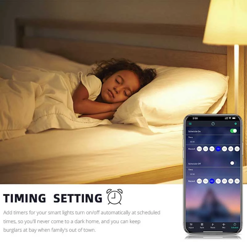 Світлодіодна RGB лампочка Smart bulb light 1 with Bluetooth E27 with app – White. Фото 4 з 6