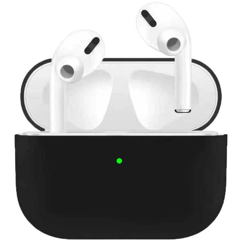 

Силіконовий футляр для навушників AirPods Pro 2 (Чорний / Black)