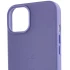 Кожаный чехол Leather Case с MagSafe для Apple iPhone 14 (6.1") – Violet. Фото 7 из 9