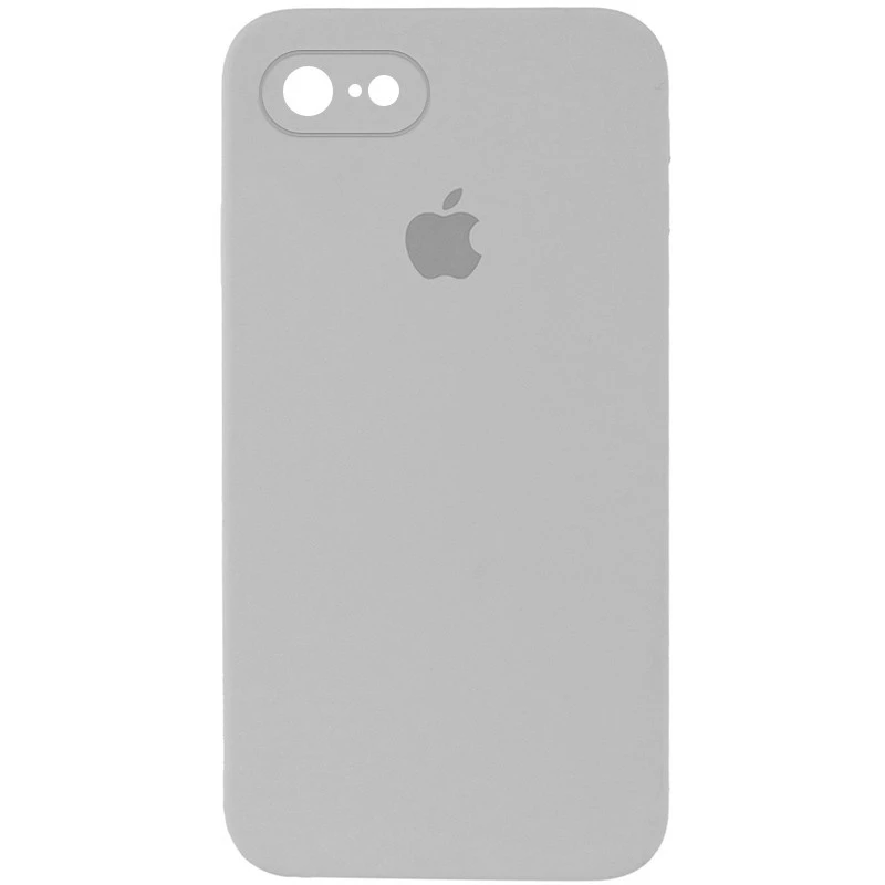 Чохол Silicone Case Square з захистом камери на Apple iPhone 7 / 8 (4.7") – Сірий / Light Grey. Фото 1 з 1