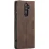 Шкіряний чохол-книжка CaseMe Velvet Nubuck для Xiaomi Redmi Note 8 Pro – Coffee. Фото 4 з 5