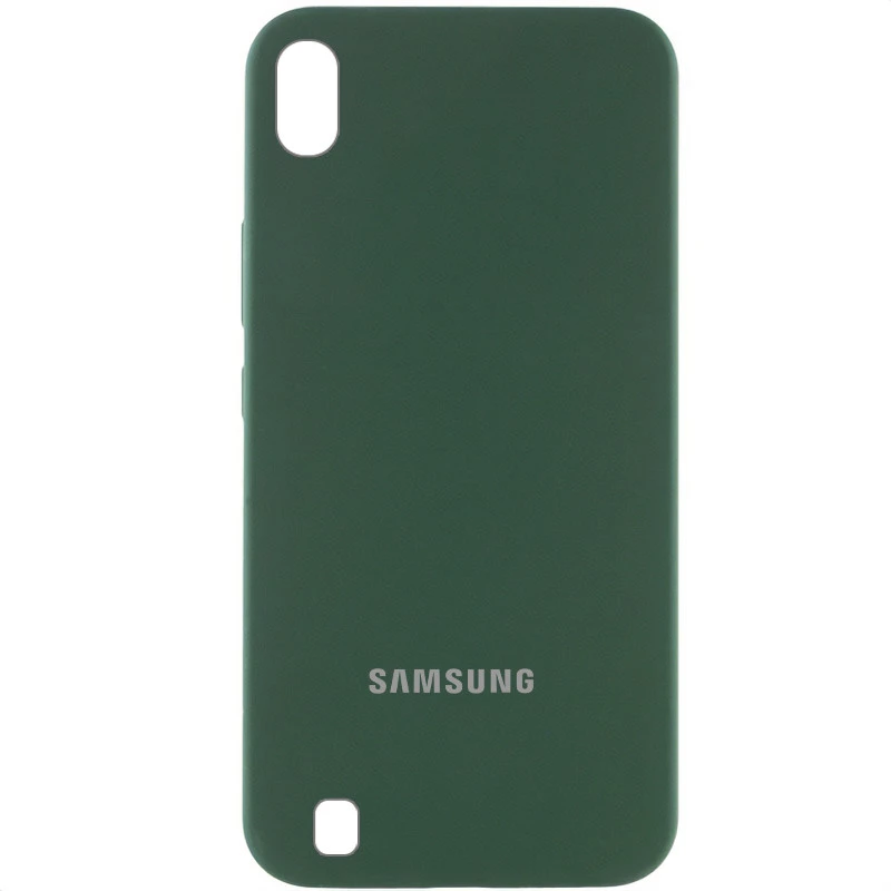 Чехол Silicone Case Lakshmi Premium Logo для Samsung Galaxy A10 (A105F) – Зеленый / Cyprus Green. Фото 1 из 1