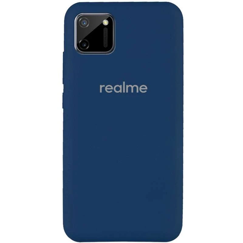 

Чохол Silicone Case з закритим низом на Realme C11 (Синій / Navy Blue)