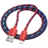 Дата кабель Hoco X116 Meridian USB to Lightning 2.4A (1m) – Gradient Red Mix. Фото 3 з 6