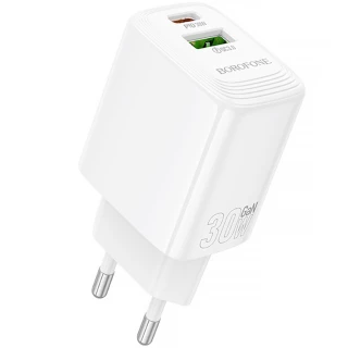 СЗУ Borofone BN29 Fuente PD30W+QC3.0 (1USB-A/1C) фото 1 СЗУ Borofone BN29 Fuente PD30W+QC3.0 (1USB-A/1C) фото 1 из 1