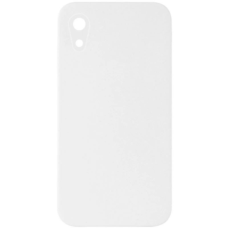 Чохол Silicone Case Square L з захистом камери на Apple iPhone XR (6.1") – Білий / White. Фото 1 з 3