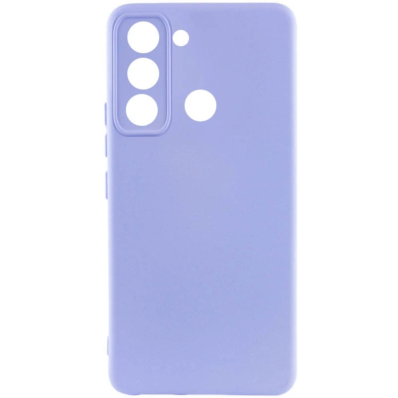 Чехол Silicone Case Lakshmi Premium з закритою камерою на TECNO Spark 8C – Сиреневый / Dasheen. Фото 1 из 3