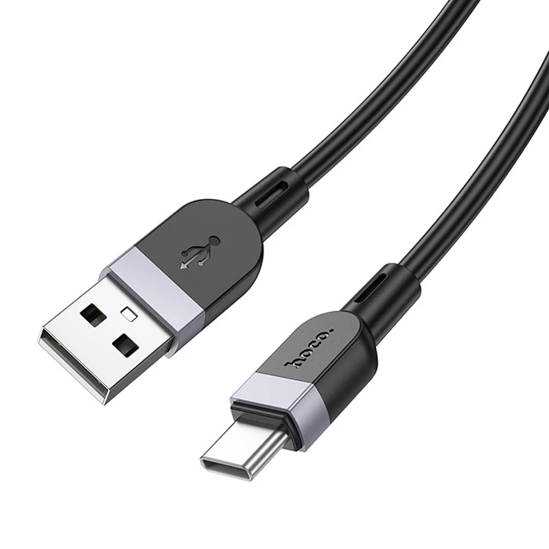 Дата кабель Hoco X109 Energy Silicone USB to Type-C (1m) – Black. Фото 4 з 5