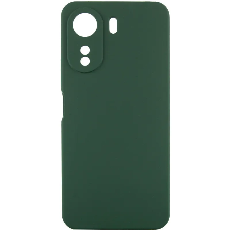 Чехол Silicone Case Lakshmi Premium з закритою камерою на Xiaomi Poco M7 4G – Зеленый / Cyprus Green. Фото 1 из 1