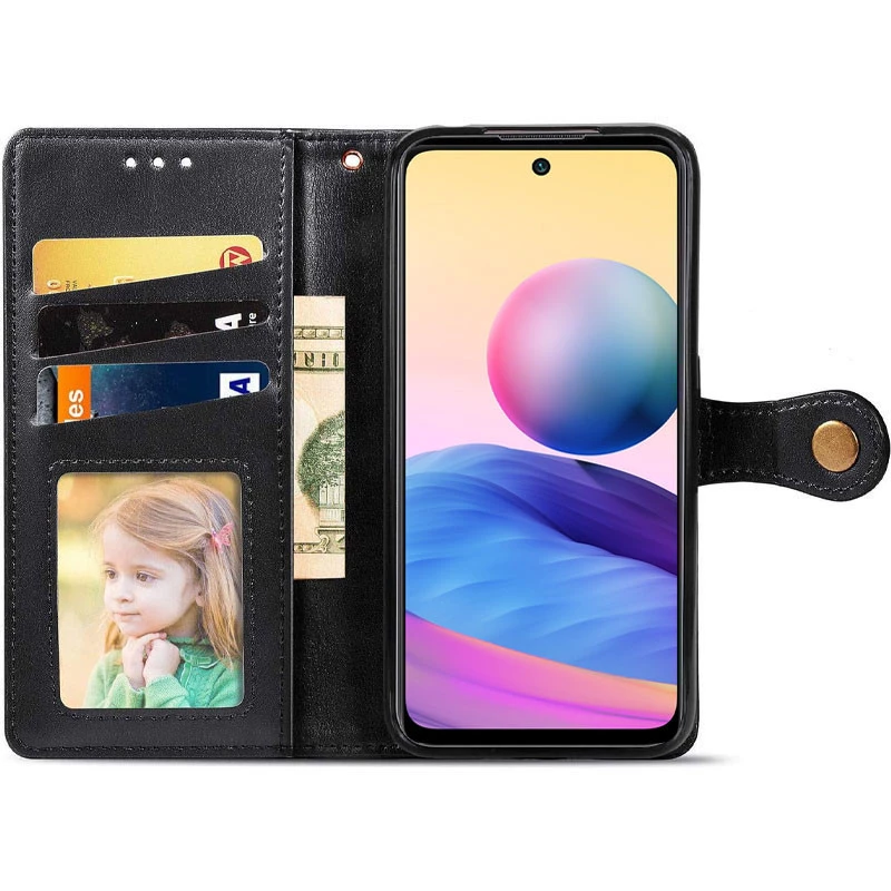 Чохол-книжка GETMAN галант на TECNO Spark 10C – Чорний. Фото 4 Чохол-книжка GETMAN галант на TECNO Spark 10C – Чорний. Фото 4 з 4