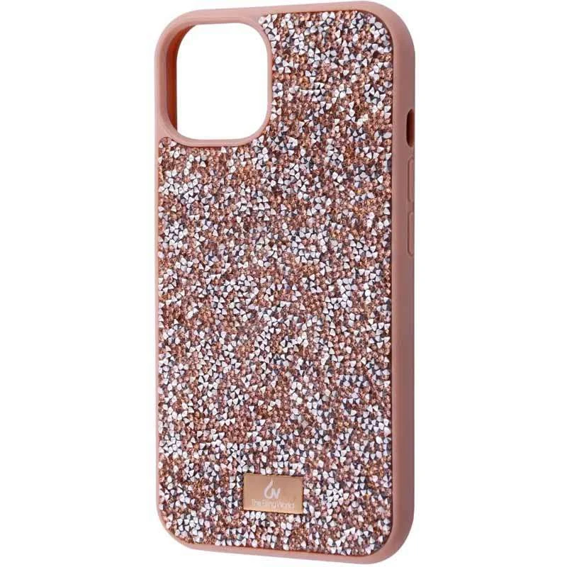 

TPU чехол Bling World Rock Diamond для Apple iPhone 14 Plus (6.7") (Розовый), Рожевий