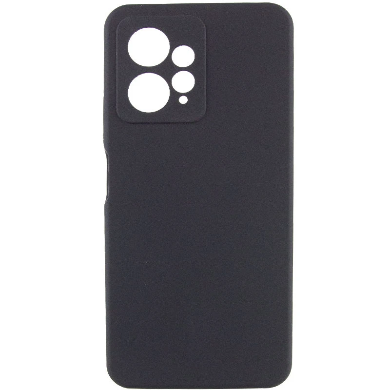 Чохол Silicone Case Lakshmi Premium із закритою камерою для Xiaomi Redmi Note 12 4G – Чорний / Black. Фото 1 з 11