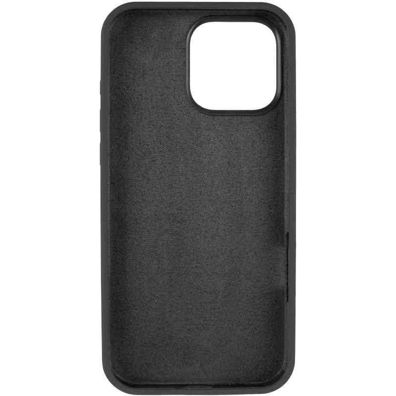Чохол Silicone Case з закритим низом на Apple iPhone 13 Pro (6.1") – Чорний / Black. Фото 9 з 14