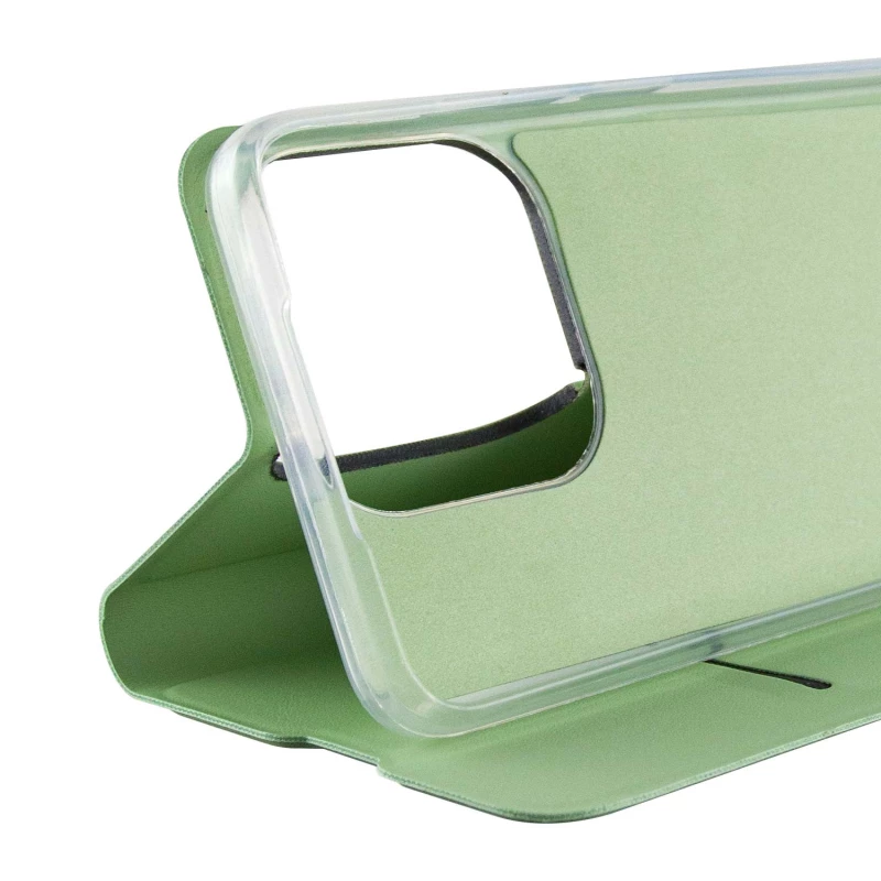 Елегантний чохол книжка GETMAN на Tecno Spark Go 2023 – М'ятний. Фото 6 з 7