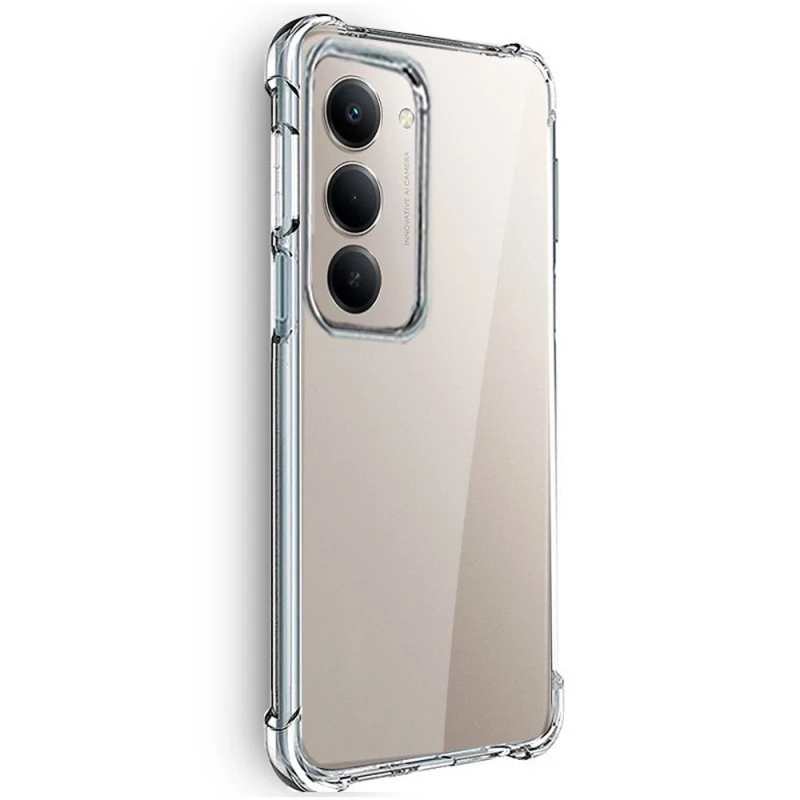 Силиконовый чехол с крытыми бортами для Xiaomi Redmi 15 (EU) – Бесцветный (прозрачный). Фото 2 из 2