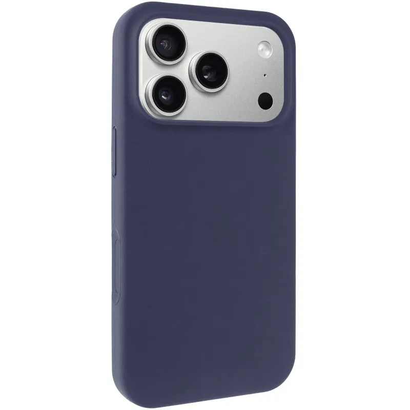 Чехол Silk Full Protective (AA) NO LOGO для Apple iPhone 17 Pro (6.3") – Темно-синий / Midnight blue. Фото 1 из 3