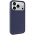 Чехол с закрытым низом Silicone Case для Apple iPhone 18 Pro – Темно-синий / Midnight blue. Фото 1 из 2