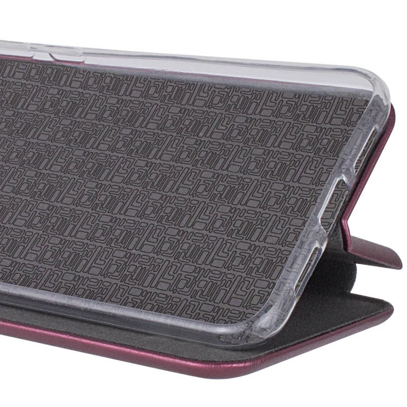 Чохол-книжка класичний на Samsung Galaxy S21 FE – Бордовий. Фото 2 з 4