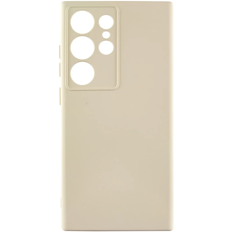 Чохол Silicone Case Lakshmi з закритою камерою на Samsung Galaxy S24 Ultra – Пісочний / Sand. Фото 3 з 10
