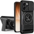 Ударостійкий чохол Camshield StandRing case для Oppo Reno 14F – Black. Фото 2 з 4