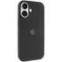 Чохол Silicone Case з закритим низом на Apple iPhone 16 – Чорний / Black. Фото 1 з 14