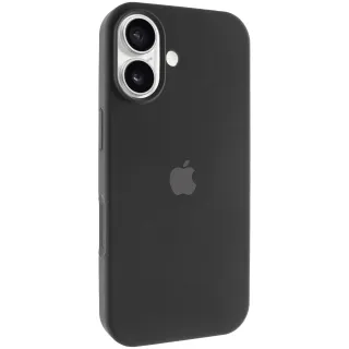 Чехол Silk Full Protective (AA) для Apple iPhone 16 — Черный / Black