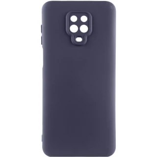 Чохол Silicone Case Lakshmi Premium із закритою камерою для Xiaomi Redmi Note 9s / Note 9 Pro / Note 9 Pro Max — Сірий / Dark Gray