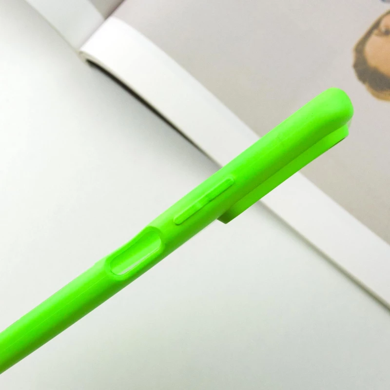 Чохол Silicone Case Lakshmi з закритою камерою на Xiaomi Redmi 10 – Салатовий / Neon Green. Фото 5 з 6