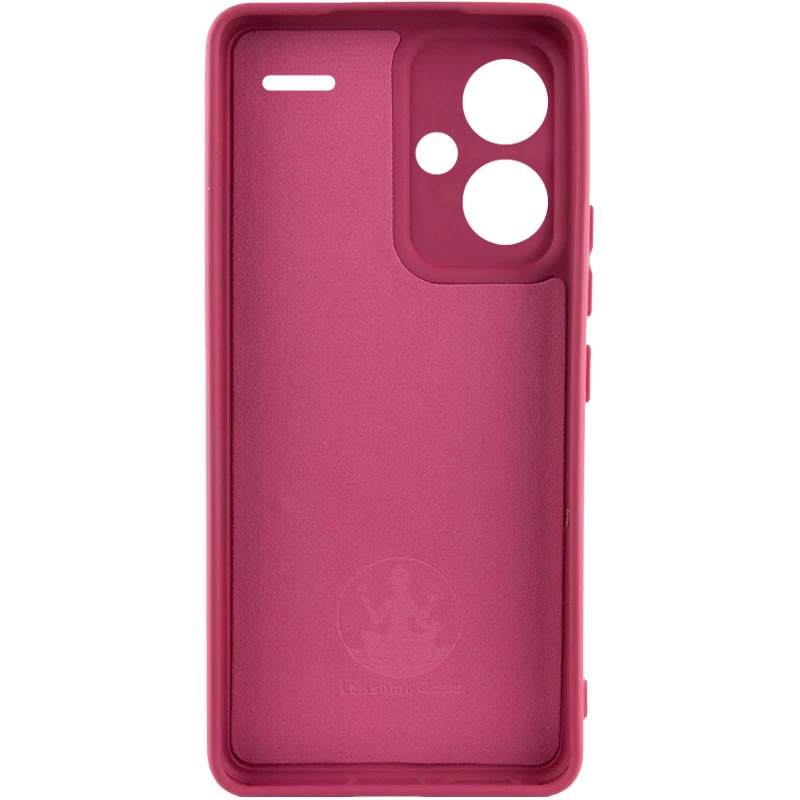 Чохол Silicone Case Lakshmi з закритою камерою на Xiaomi Redmi Note 13 Pro+ – Бордовий / Marsala. Фото 3 з 6