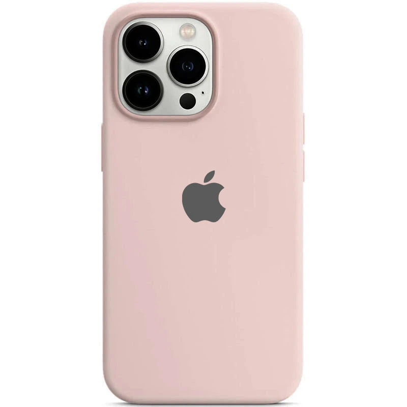 Чохол Silicone Case з закритим низом на Apple iPhone 14 Pro (6.1") – Рожевий / Chalk Pink. Фото 3 з 9