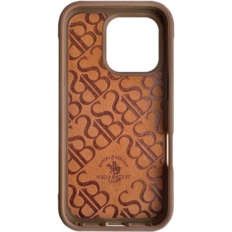 Кожаный чехол Polo Santa Barbara Isaac для Apple iPhone 16 Pro Max – Champagne gold. Фото 3 из 7