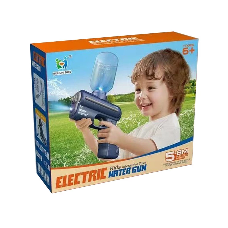 Водяний акумуляторний пістолет Water Gun 9007B (200ml) with lithium battery – Blue. Фото 3 з 4