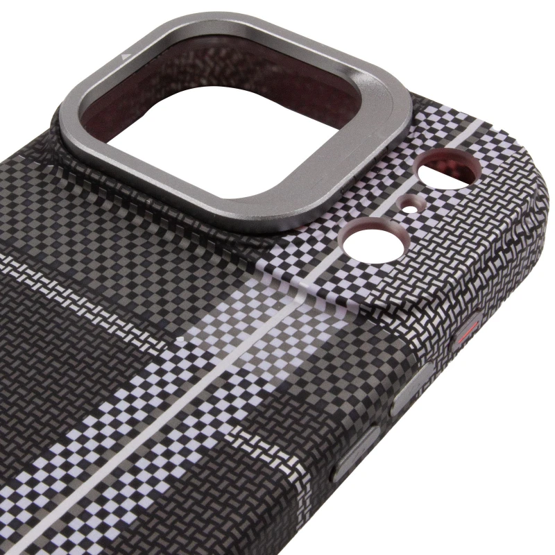 TPU чехол Pixel Craft with MagSafe для Apple iPhone 17 Pro (6.3") – Urban Plaid. Фото 6 из 9