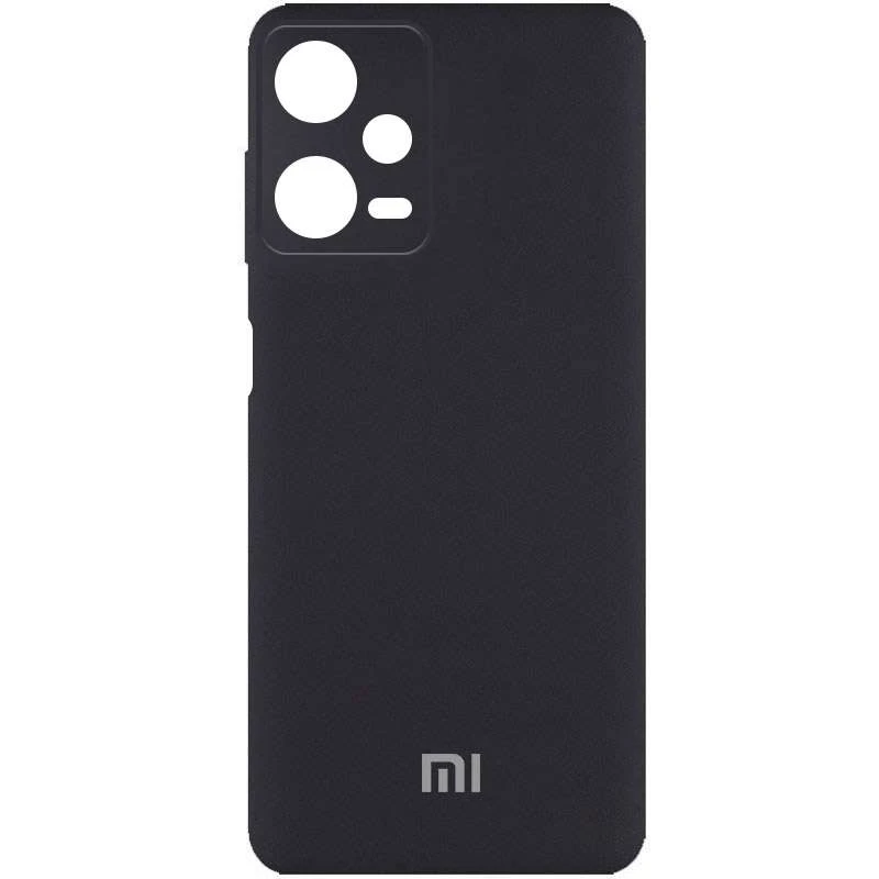 

Чохол Silicone Case з закритим низом та захистом камери на Xiaomi Poco X5 Pro 5G / Redmi Note 12 Pro 5G (Чорний / Black)