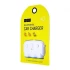 АЗУ с разветвителем прикуривателя Hoco C1 (3 порта+2USB/3.1A) – White. Фото 5 из 5