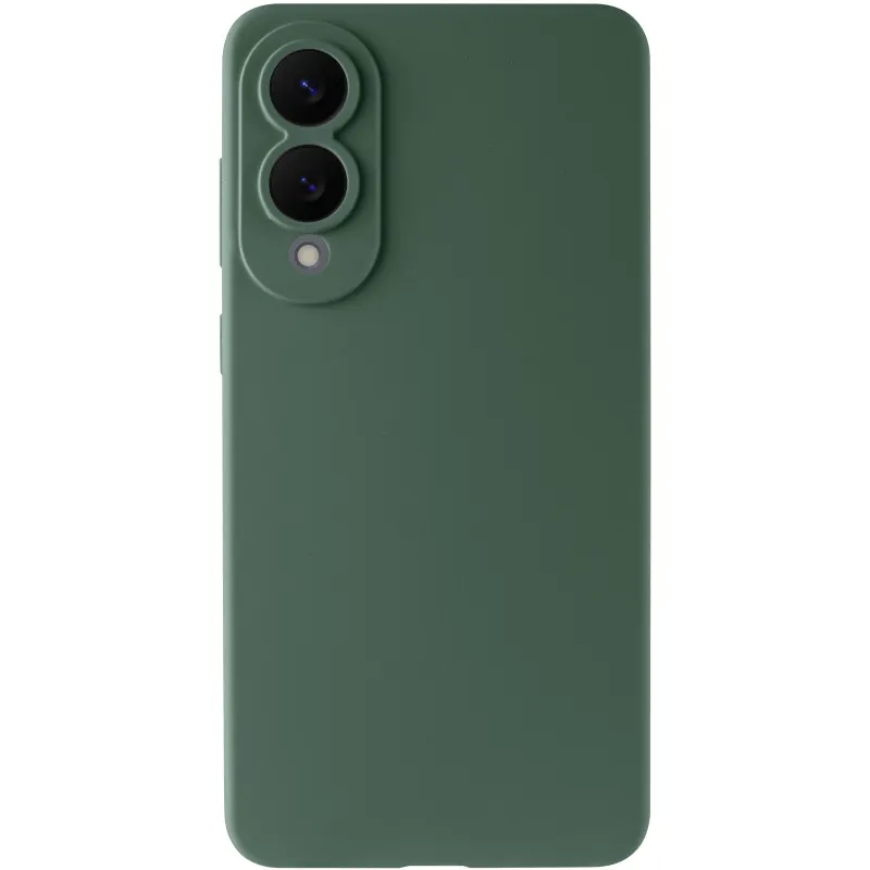 Чехол Silicone Case Lakshmi Premium з закритою камерою на Samsung Galaxy S25 Edge – Зеленый / Cyprus Green. Фото 13 из 14