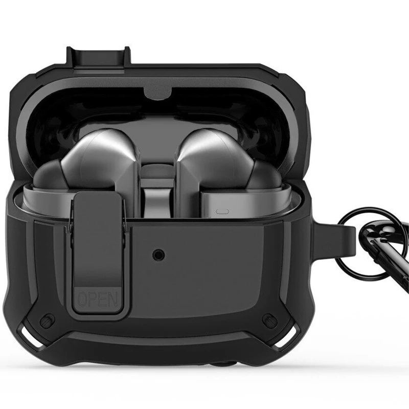 Ударостійкий футляр Dux Ducis Protective Case для Samsung Galaxy Buds 3 / 3 Pro – Black. Фото 2 з 5