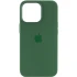 Чохол Silicone case (AAA) with Magsafe and Animation для Apple iPhone 13 Pro (6.1") – Зелений / Clover. Фото 2 з 7