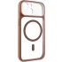 Чохол TPU GETMAN Moon Clear with MagSafe для Apple iPhone 15 (6.1") – Brown. Фото 2 з 6