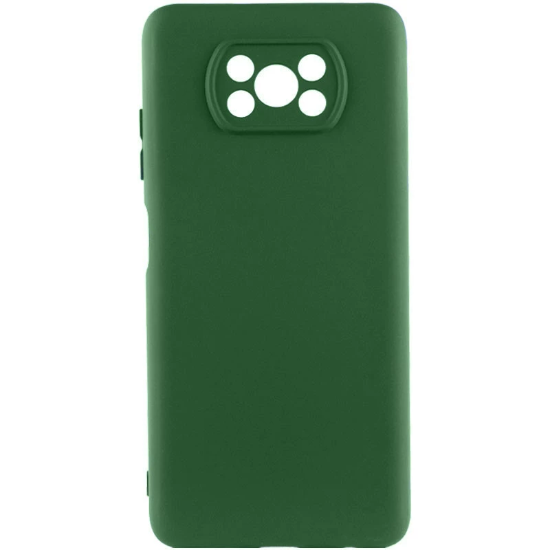 

Чохол Silicone Case Lakshmi з закритою камерою на Xiaomi Poco X3 NFC / Poco X3 Pro (Зелений / Dark green)