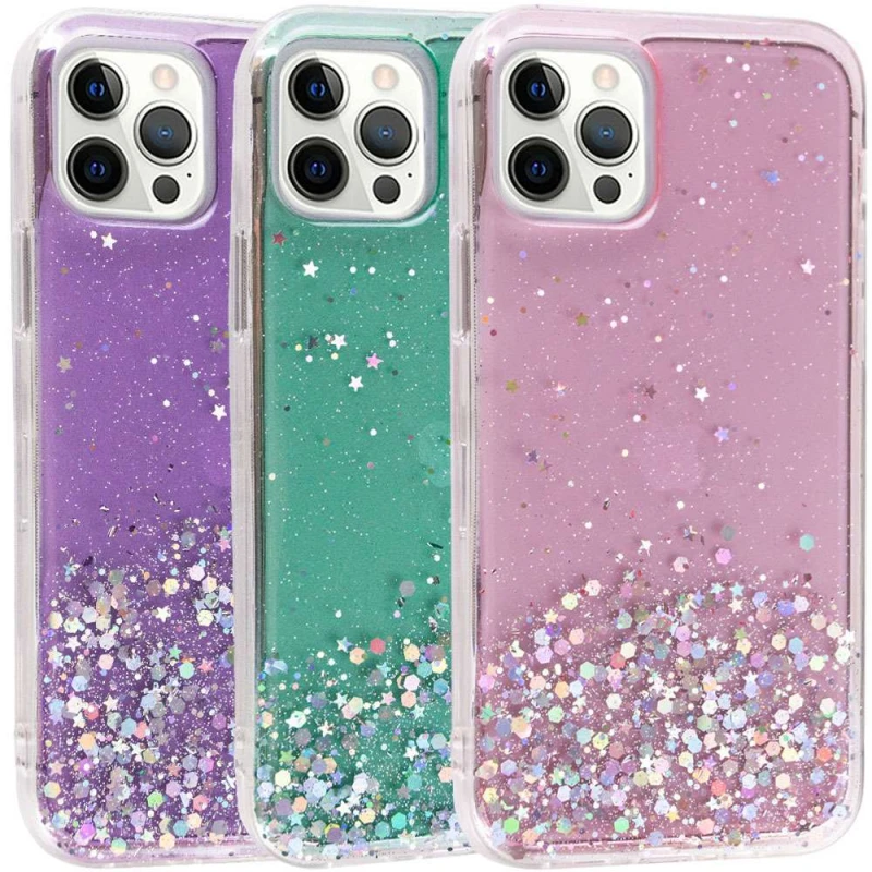 

Силіконовий чохол Star Glitter на Apple iPhone 12 Pro (6.1")