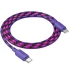 Дата кабель Hoco X116 Meridian Type-C to Type-C 60W (1m) – Gradient Purple Mix. Фото 6 з 7