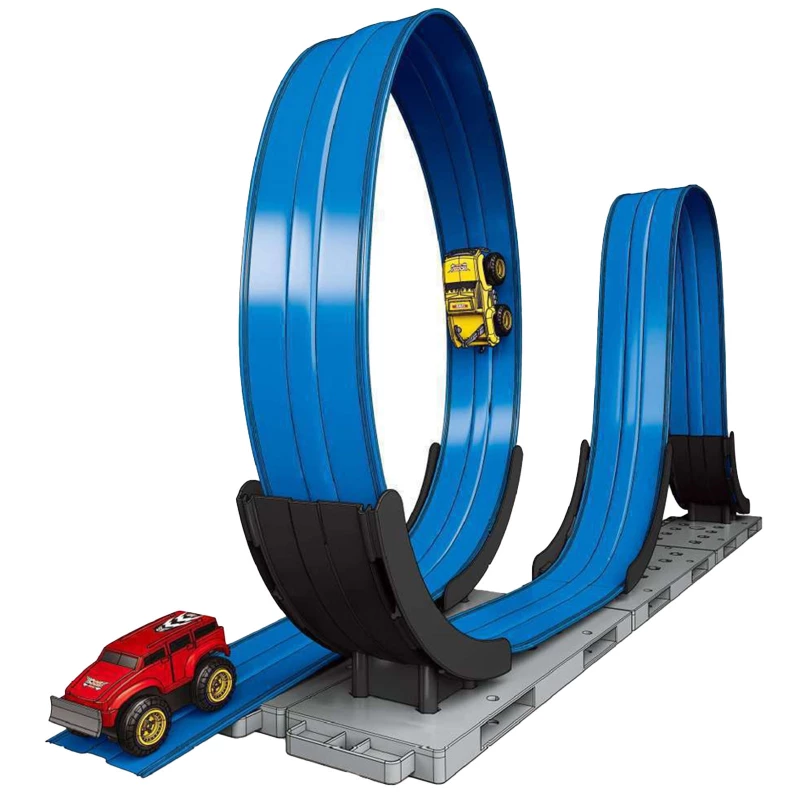 Інтерактивний трек з інерційною машинкою SHT 088-3 (1CAR) – Blue. Фото 1 з 2