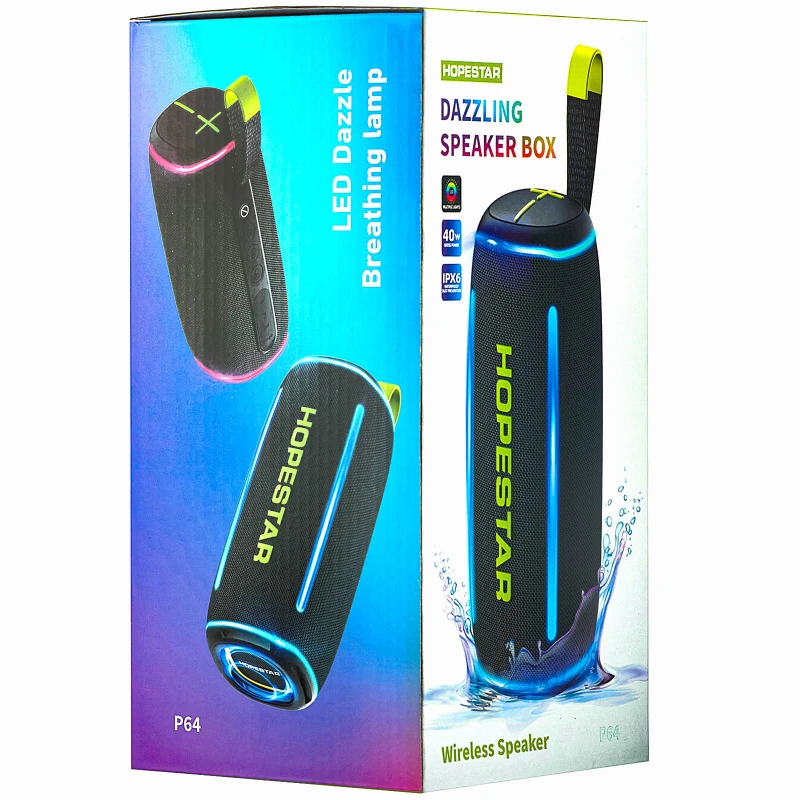 Bluetooth колонка Hopestar P64 40W – Black. Фото 6 з 6