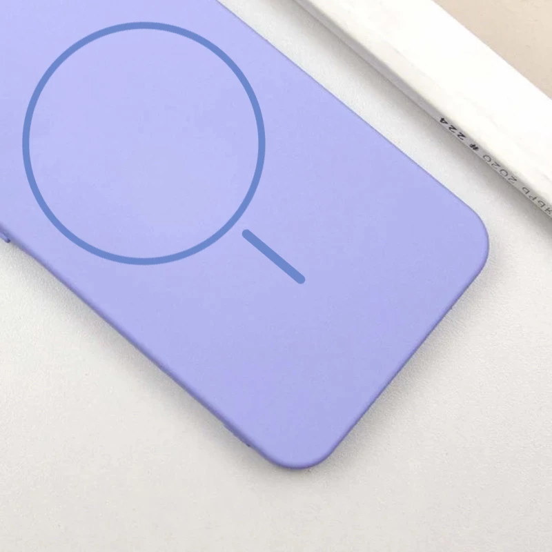 Силіконовий чохол Lakshmi MagFit з захистом камери для Samsung Galaxy S23 – Бузковий / Dasheen. Фото 2 з 4