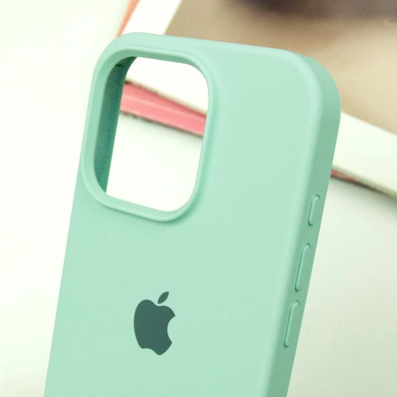 Чохол Silicone Case з закритим низом на Apple iPhone 14 Pro (6.1") – Бірюзовий / Turquoise. Фото 7 з 8