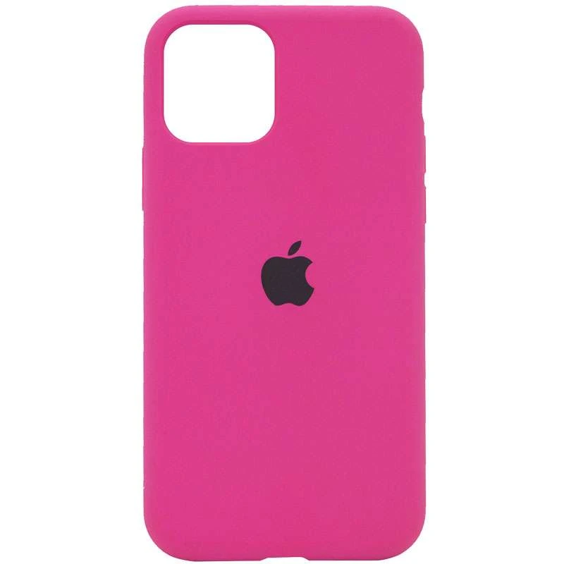 

Чехол Silicone Case с закрытым низом для Apple iPhone 11 Pro (5.8") (Малиновый / Dragon Fruit)